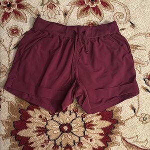 Zella Burgundy Shorts